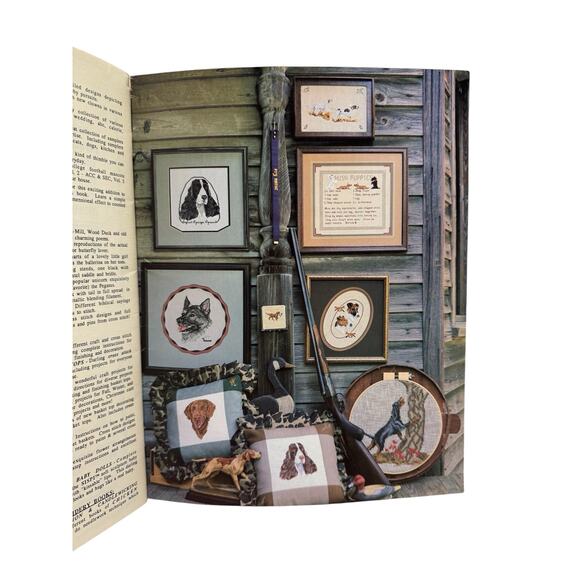 Vintage Dogs Collection 4 Cross Stitch Design Pamphlet 1984 Pegasus Publication - Picture 4 of 5